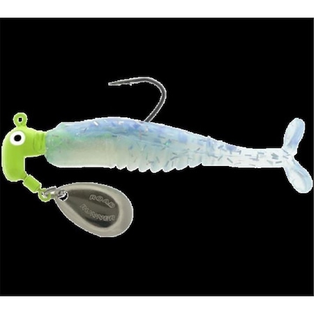 Blakemore 0.06 oz Crappie X-Tractor 1-0 Hook Fishing Lure, Blue Ice CX2-336